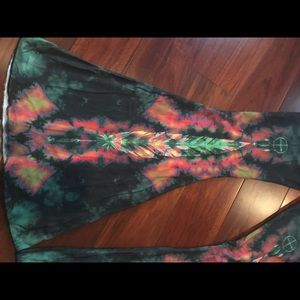 TEEKI Eagle Feather Bell Bottoms